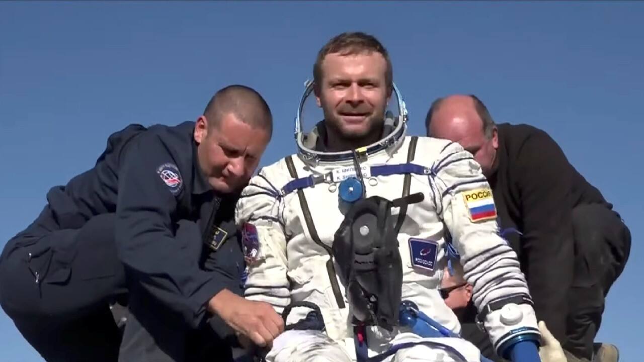 Peresild and Shipenko have been sent to Russian Star City, the home of Russia's space programme on the outskirts of Moscow for their post-flight recovery which will take about a week, Roscosmos said. (Image: Roscosmos/Handout via Reuters)