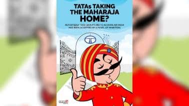 Reportedly, Tata group’s bid to acquire Air India has been accepted by a panel of ministers. Amid reports of the Tata Group winning the Air India bid, a look at the debt-ridden Maharaja and airlines in the Tata Group's kitty. (Image: News18 Creative)