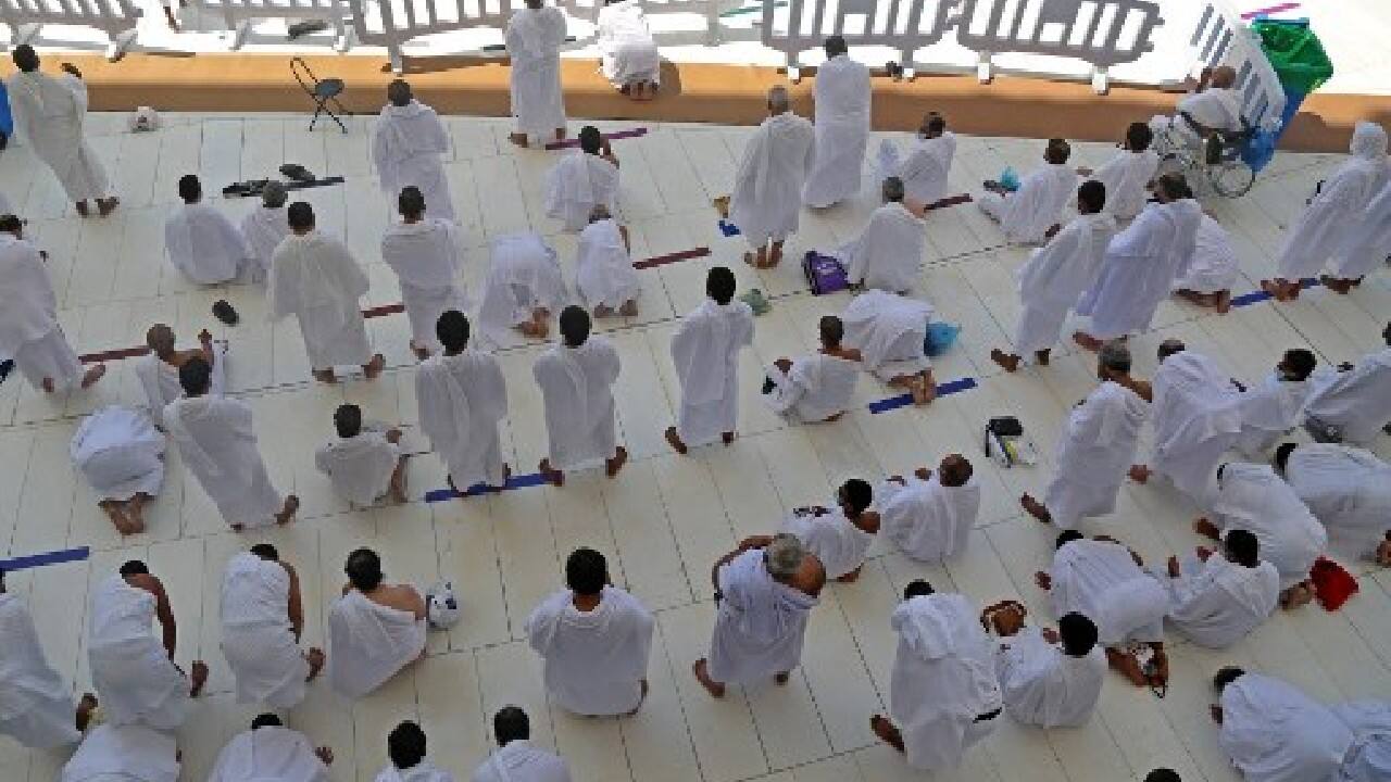 In July, only around 60,000 inoculated residents were allowed to take part in a vastly scaled down form of the annual hajj. (Image: AFP)