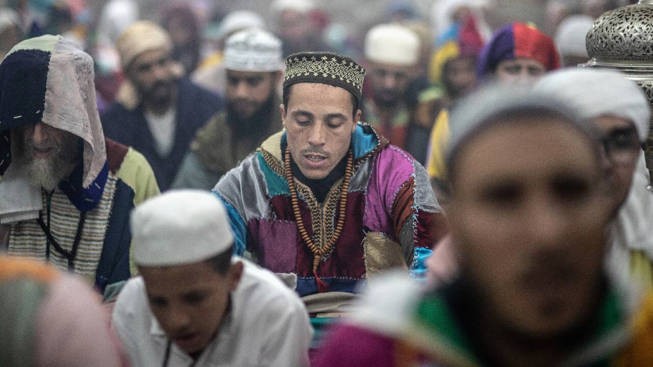 The Karkariya Sufi order was founded relatively recently, in the area where they are now meeting. The term Sufi is broad and includes hundreds of movements spread all over the world. Each Sufi order is defined by its leader or its books. Morocco has hundreds of Sufi orders and the kingdom encourages and supports their presence as a moderate form of religious devotion, as well as maintaining soft power with Sufi orders across West and North Africa. (Image: AP)