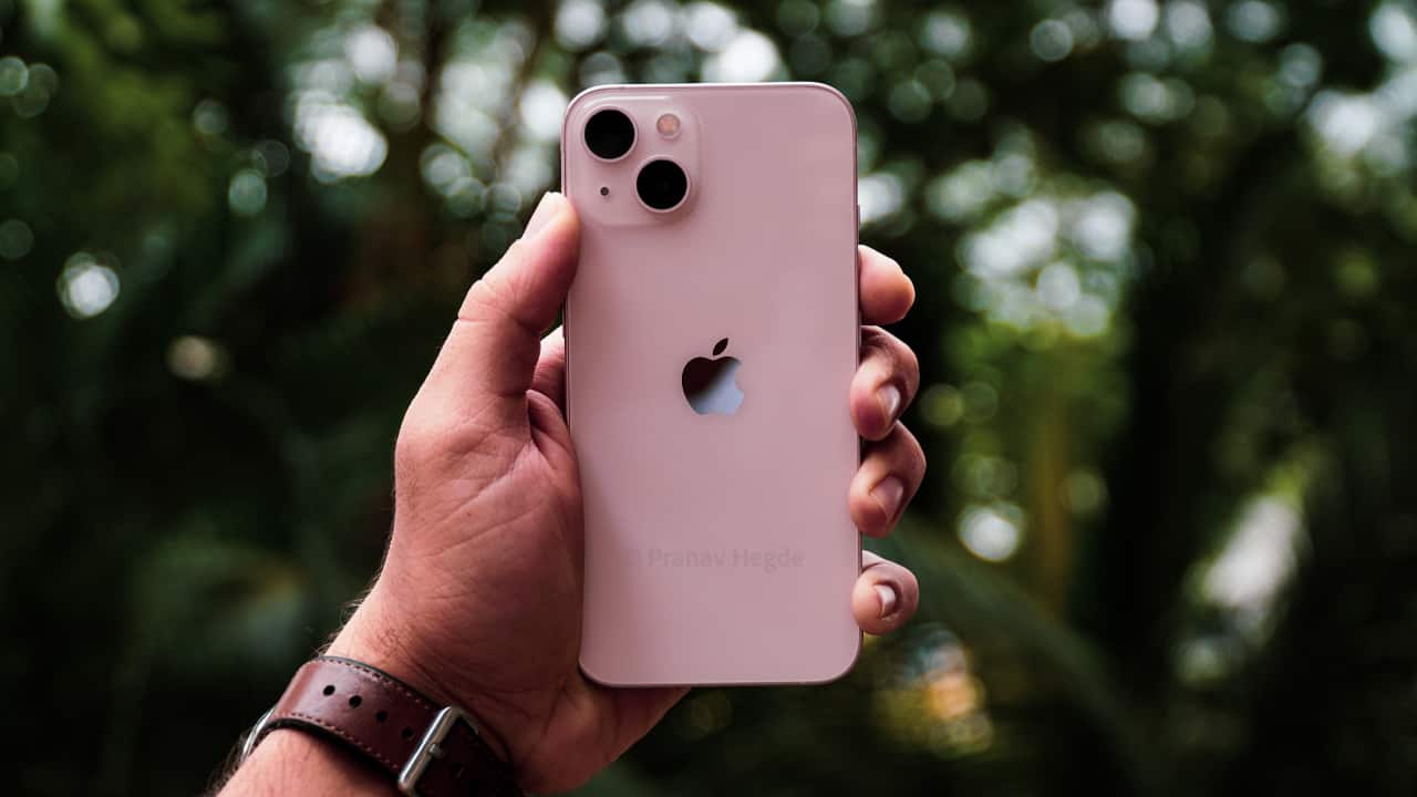 Pink iphone