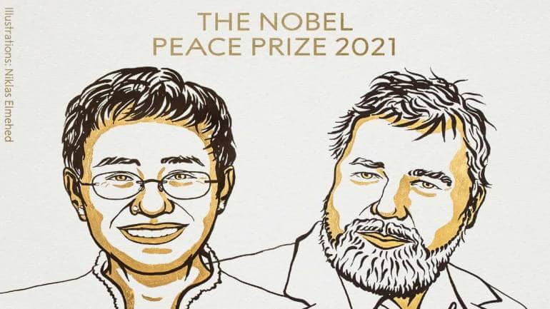 Journalists Maria Ressa, Dmitry Muratov Win Nobel Peace Prize 2021