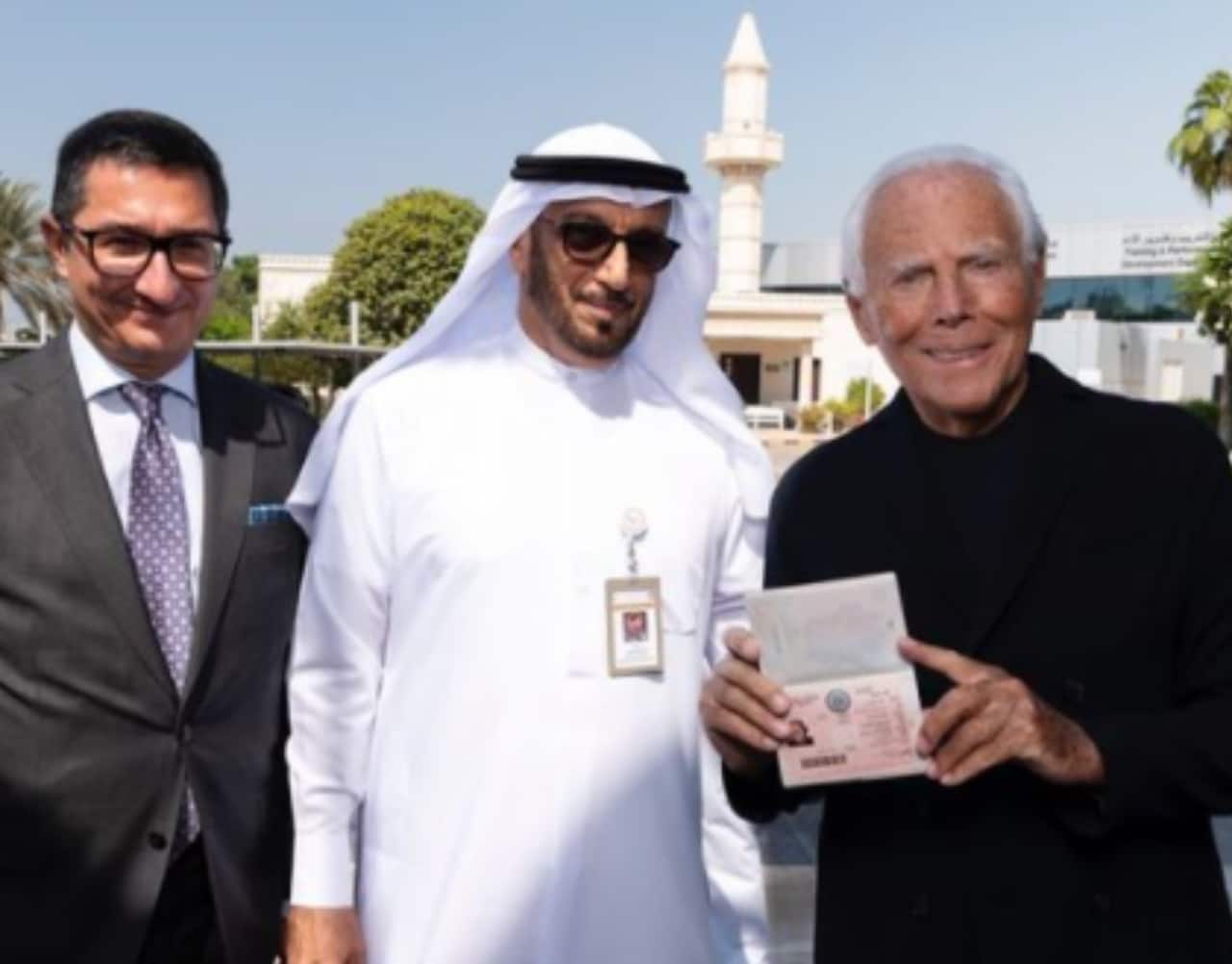 Giorgio Armani is the latest celebrity to bag a UAE 'golden visa' Giorgio Armani is the latest celebrity to bag a UAE 'golden visa'
