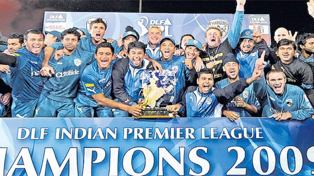 Deccan Chargers won the 2009 edition of the IPL by beating Royal Challengers Bangalore by 6 runs. This IPL tournament was held in South Africa due to general election in India. (Image: IPL/BCCI) Deccan Chargers won the 2009 edition of the IPL by beating Royal Challengers Bangalore by 6 runs. This IPL tournament was held in South Africa due to general election in India. (Image: IPL/BCCI)