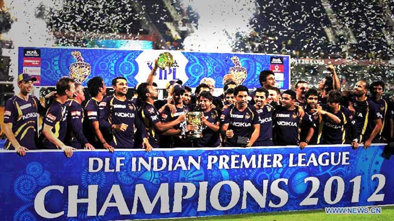 Kolkata Kinght Riders won their 1st IPL title in 2012 in the 5th edition. (Image: IPL/BCCI) Kolkata Kinght Riders won their 1st IPL title in 2012 in the 5th edition. (Image: IPL/BCCI)