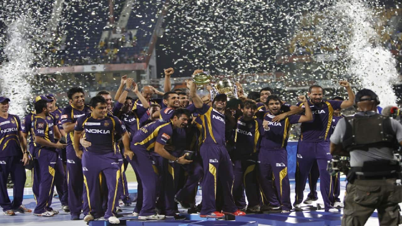 Kolkata won their 2nd IPL title in 2014 edition by beating Kings XI Punjab in the final. (Image: IPL/BCCI) Kolkata won their 2nd IPL title in 2014 edition by beating Kings XI Punjab in the final. (Image: IPL/BCCI)