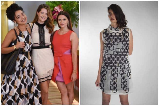 Original look (left) and recreation by Devina Juneja.