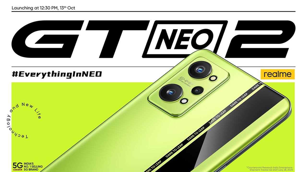 Realme GT Neo 2 launching in India at 12:30 pm today: How to watch the livestream; What to Expect