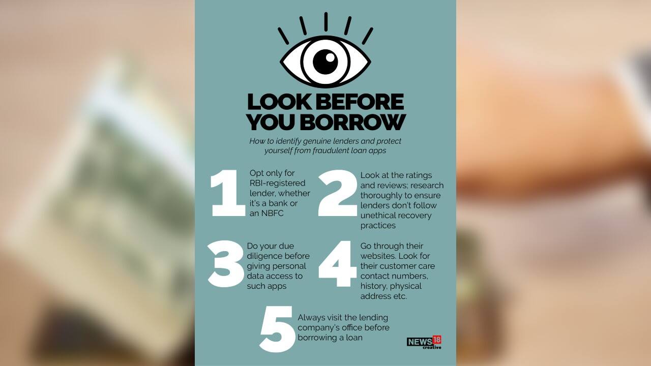 Here’s how you can identify genuine lenders and protect yourself from fraudulent loan apps. (Image: News18 Creative)