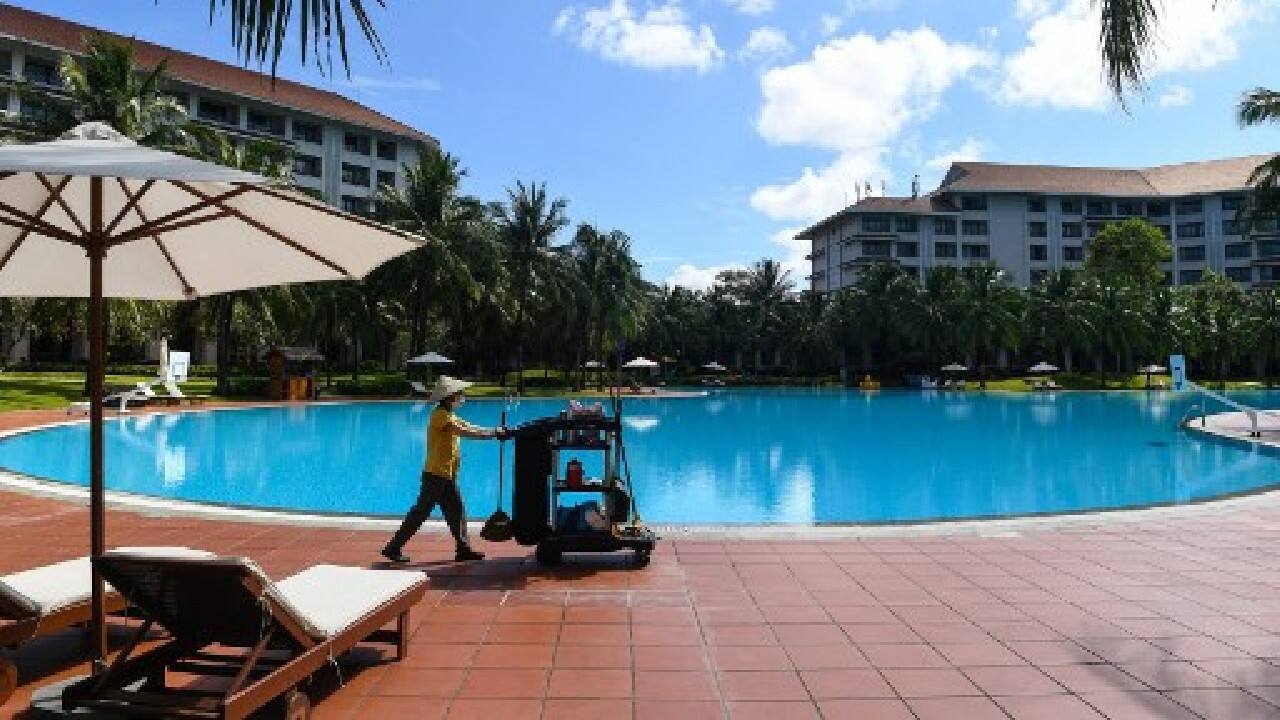 The $2.8-billion leisure resort, part of the "sleepless city" model, opened six months ago as Covid-19 ravaged tourism across the world -- and as other Asian countries reliant on the industry, like Thailand, were rethinking their mass tourism frameworks. (Image: AFP) The $2.8-billion leisure resort, part of the "sleepless city" model, opened six months ago as Covid-19 ravaged tourism across the world -- and as other Asian countries reliant on the industry, like Thailand, were rethinking their mass tourism frameworks. (Image: AFP)