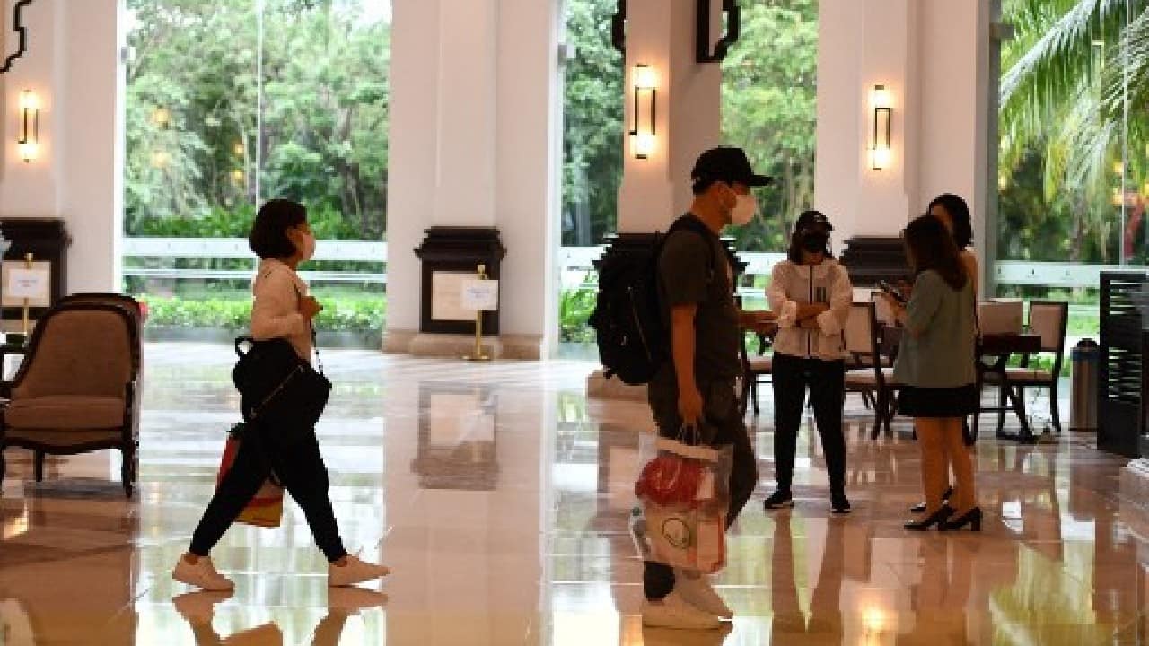 But others may skip the lazy beach break in favour of action and entertainment as they shuffle between a 12,000-room hotel complex, an amusement park, 18-hole golf course, casino, safari park and miniature Venice. (Image: AFP) But others may skip the lazy beach break in favour of action and entertainment as they shuffle between a 12,000-room hotel complex, an amusement park, 18-hole golf course, casino, safari park and miniature Venice. (Image: AFP)