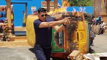 Akshay Kumar in 'Sooryavanshi', releasing in theatres on November 5, 2021.