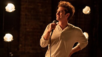 Actor Andrew Garfield in a scene from "Tick, Tick...Boom!", streaming on Netflix. (Photo by Macall Polay/Netflix via AP)