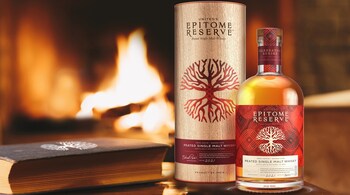 Epitome Reserve Peated Single Malt Whisky by Diageo India. Price on request.