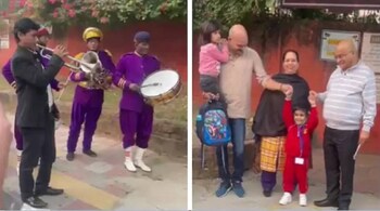 Screengrabs of the video going viral on social media