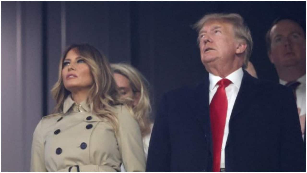 Did Melania Trump roll her eyes at Trump? Twitter examines viral video