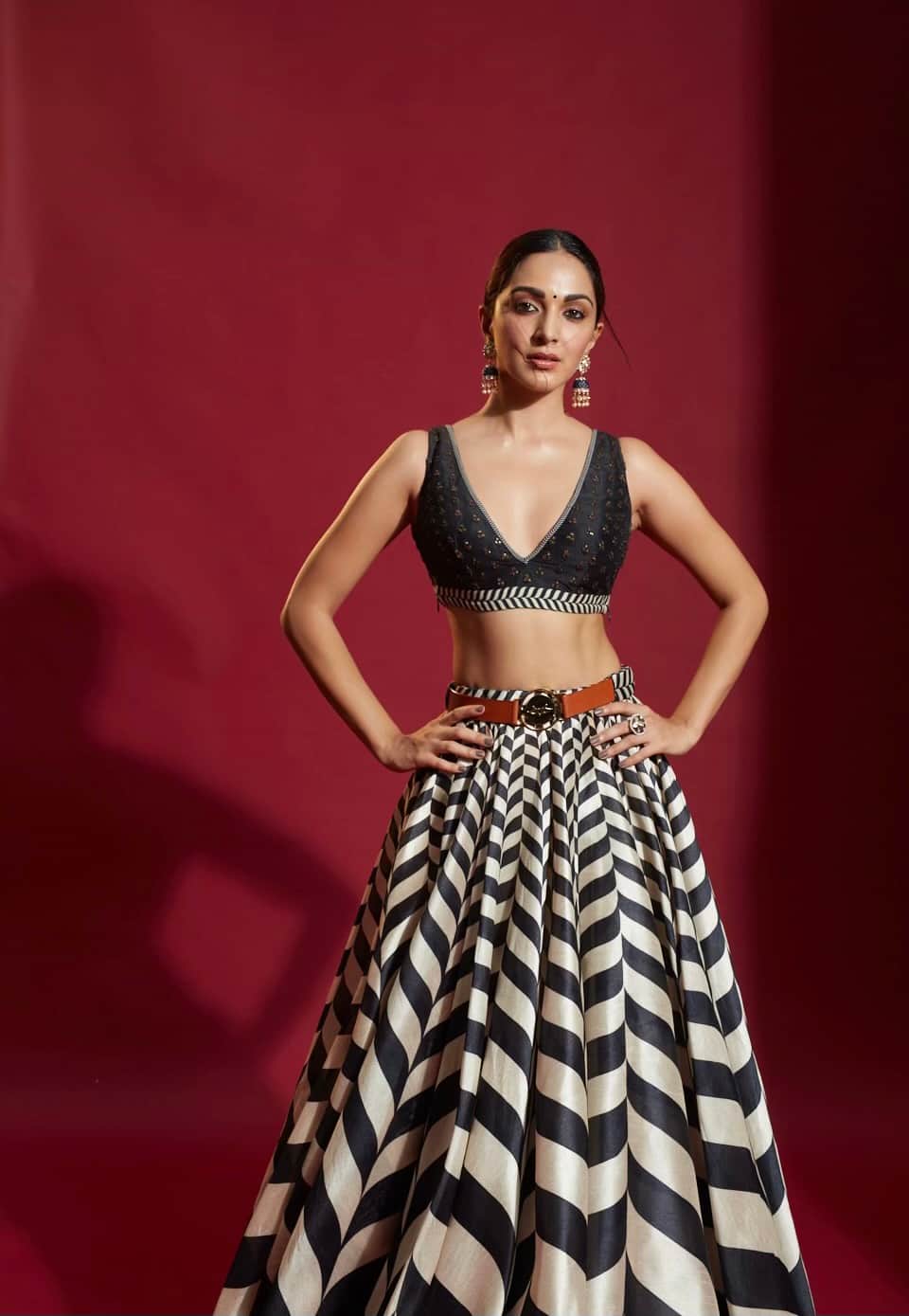 Kiara Advani in a JJ Valaya outfit.