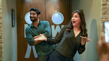Lara Dutta and Prateik Babbar in 'Hiccups & Hookups', in which Dutta plays a 40-year-old single mom.