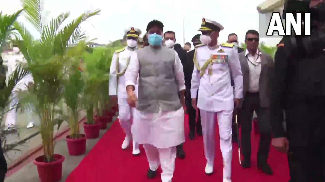 Rajnath Singh had previously sent out a tweet for the commissioning event, congratulating the Indian Navy for its first P15 Bravo destroyer. 