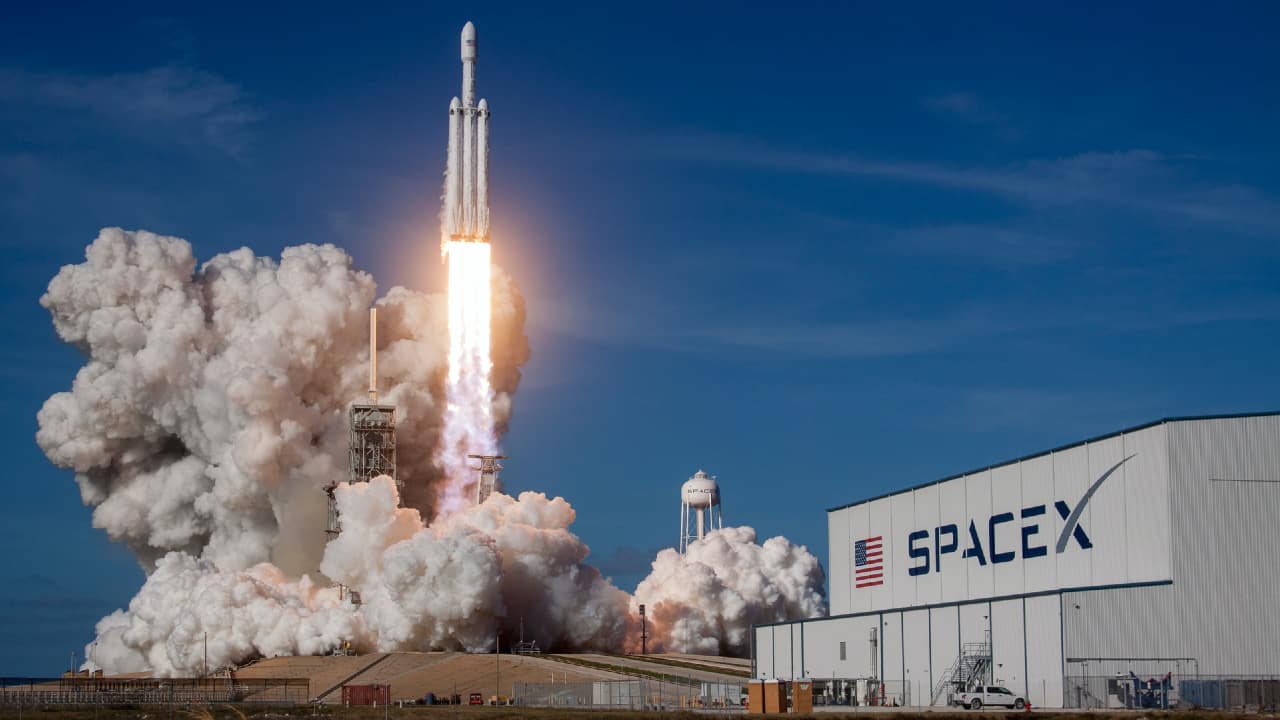 SpaceX Rocket launches with rival OneWeb satellites on board