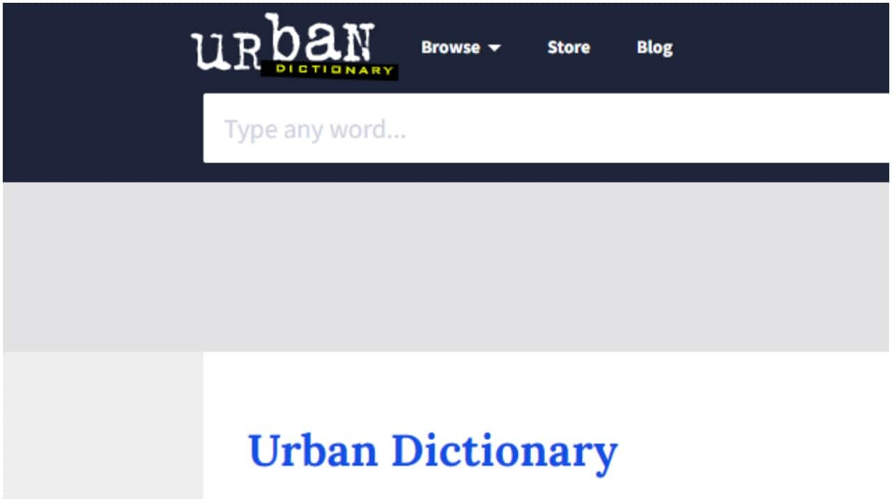 Urban dict