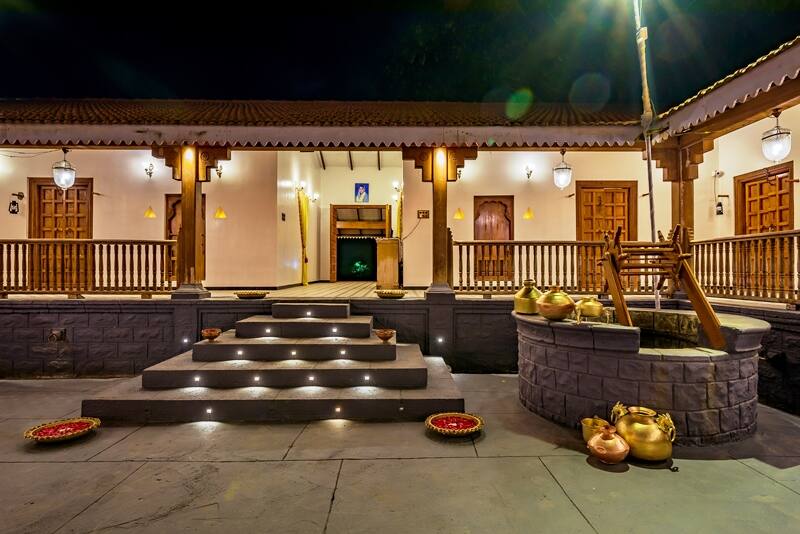 The 13-bedroom Heritage Waada is located at Sula Vineyards in Nashik.