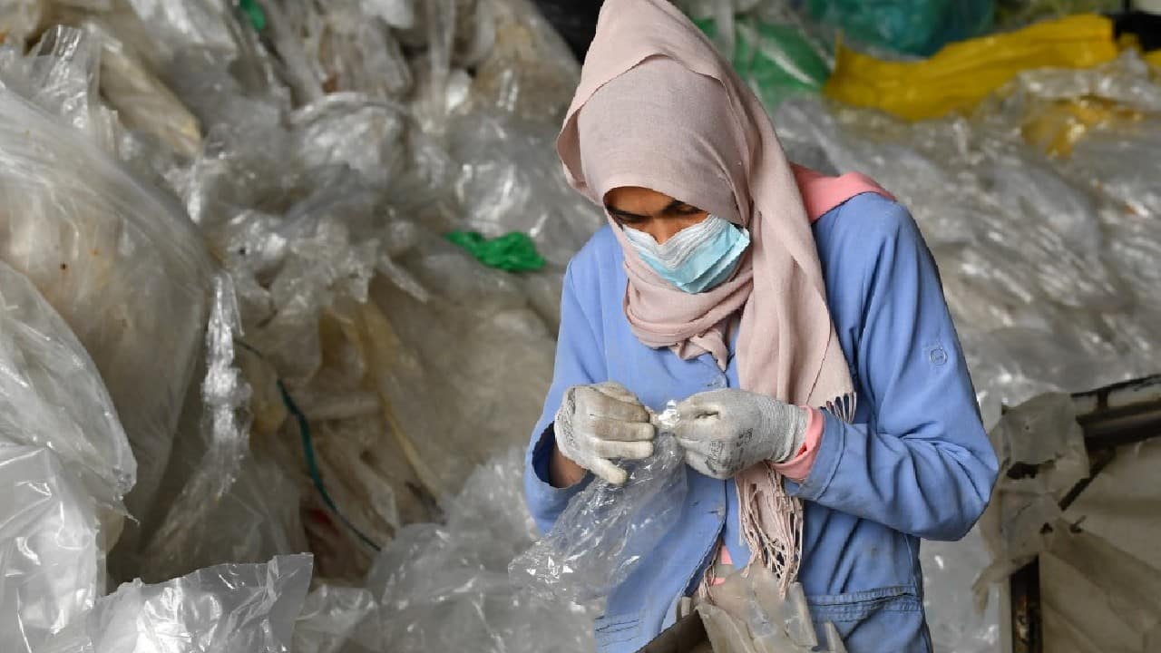 Just 5,000 people are employed in Algeria's recycling sector, according to official figures. (Image: AFP)