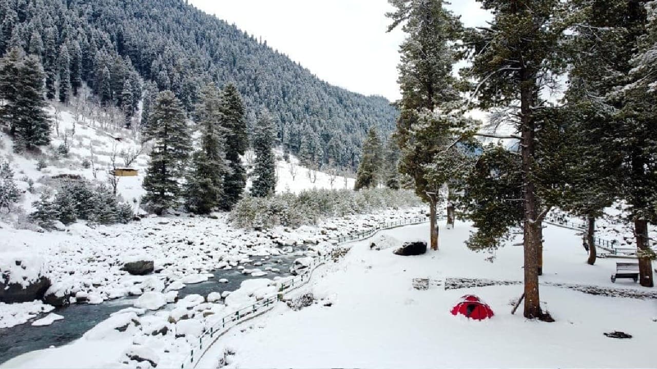 With fresh snowfall coupled with winter carnival performances, a huge buzz has been created among tourists in Pahalgam, which in the coming days shall witness a grand show on New Year. (Image: Twitter @JandKTourism)