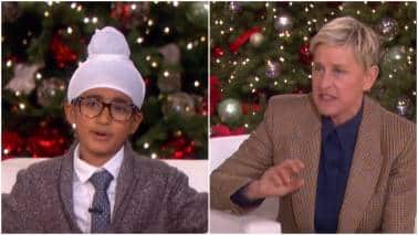Anaik Sachdev,9, appeared on The Ellen DeGeneresShow.
