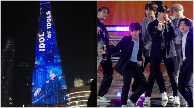 Bts Member V Gets Featured On Dubai S Burj Khalifa On 26th Birthday