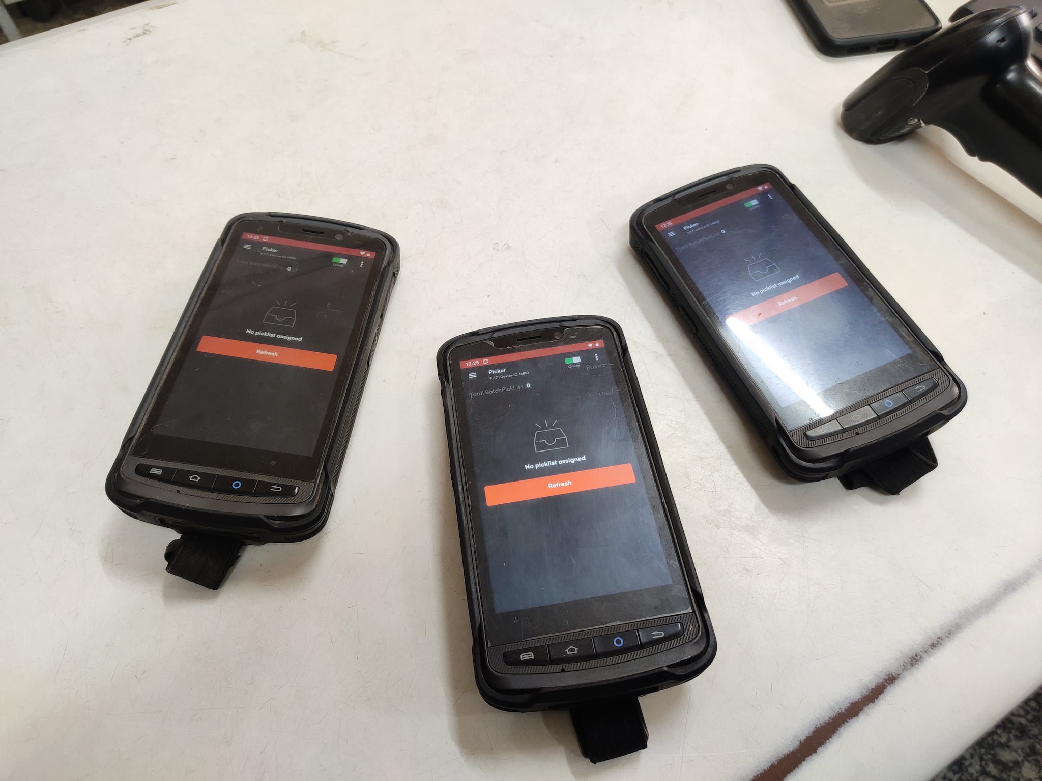 Handheld devices where the order alerts come .