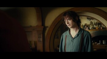 Elijah Wood as Frodo. (Image: screen grab from 'The Hobbit')