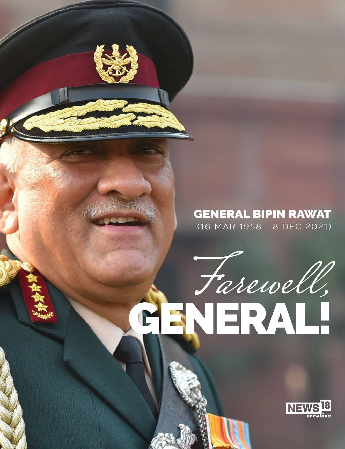 Farewell General Bipin Rawat!