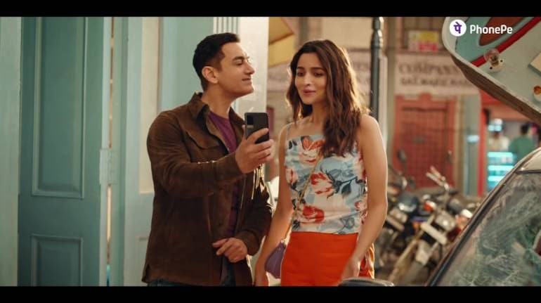 The Phonepe Insurance Campaign With Aamir Khan And Alia Bhatt Tones Down The Dense Gravity That Is Typical Of Insurance Commercials. (Image: Screen Grab)