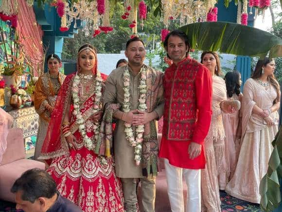 Tejashwi Yadav marries his long-time friend Rachel in Delhi