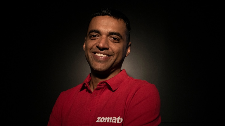 Zomato CEO Deepinder Goyal 