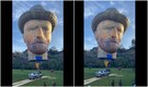 92-foot-tall Vincent Van Gogh hot air balloon sets sail across Hollywood