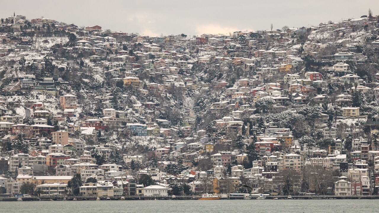 Snow covers the Sariyer district of Istanbul, Turkey. (Image: Reuters)