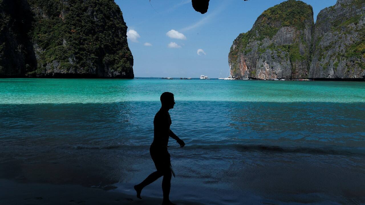 &quot;Maya Bay is beautiful, it's a marvellous place,&quot; said Manuele Panin, a 40-year-old tourist from Italy, who was visiting the beach. &quot;I think it is fine that it has been closed all this time to protect the nature and allow it to restore and recover.&quot; (Image: Reuters)