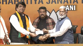 Former Union minister and Congress leader RPN Singh  joined Bharatiya Janata Party (BJP) in Delhi on January 25. (Image: ANI)