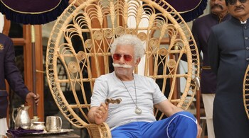 The Naseeruddin Shah you see in 'Kaun Banegi Shikharwati' is not Naseeruddin Shah in 'Mandi' or 'Sparsh' or even 'A Wednesday' and 'Ishqiya' but the Naseeruddin Shah in 'The Blueberry Hunt'.