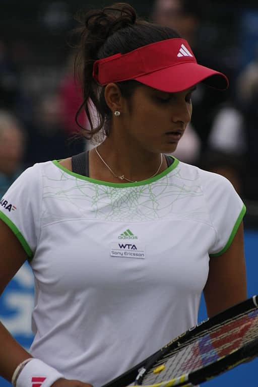 Sania Mirza at a tournament in 2011. (Photo: Andrew Campbell via Wikimedia Commons 2.0)
