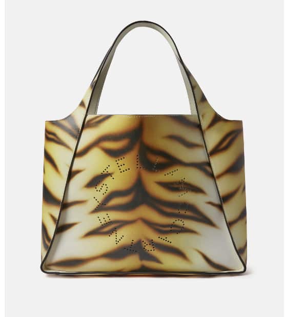 Stella McCartney Logo Tiger Striped Tote Bag: Price Rs 75,500