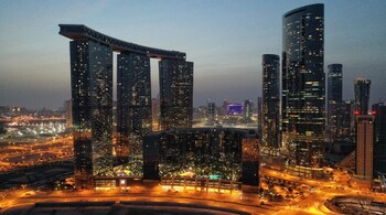 Al Reem Island, Abu Dhabi. Abu Dhabi has specialised free zones for easy business set-up and support.