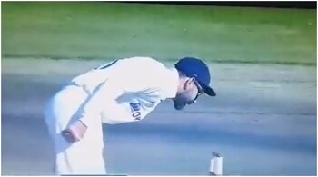 India vs South Africa: Virat Kohli made his frustration clear by kicking the ground and venting into a stump mike when the decision went in favour of the opposite team. (Screengrab from video tweeted by @ThatXolani)