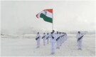 Watch: On Republic Day, ITBP officers unfurl national flag, take out marches in freezing temperatures