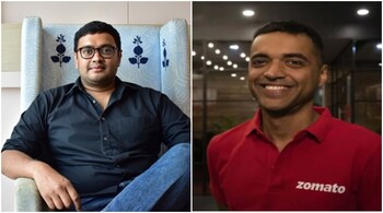The exchange between Swiggy CEO Sriharsha Majety and Zomato CEO Deepinder Goyal delighted Twitter users. (Image credit: Prosus)