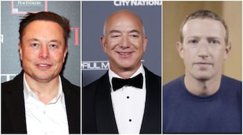 Forbes listed Tesla and SpaceX chief Elon Musk, Amazon's Jeff Bezos and Facebook's Mark Zuckerberg among the top of its list of the world's richest men.