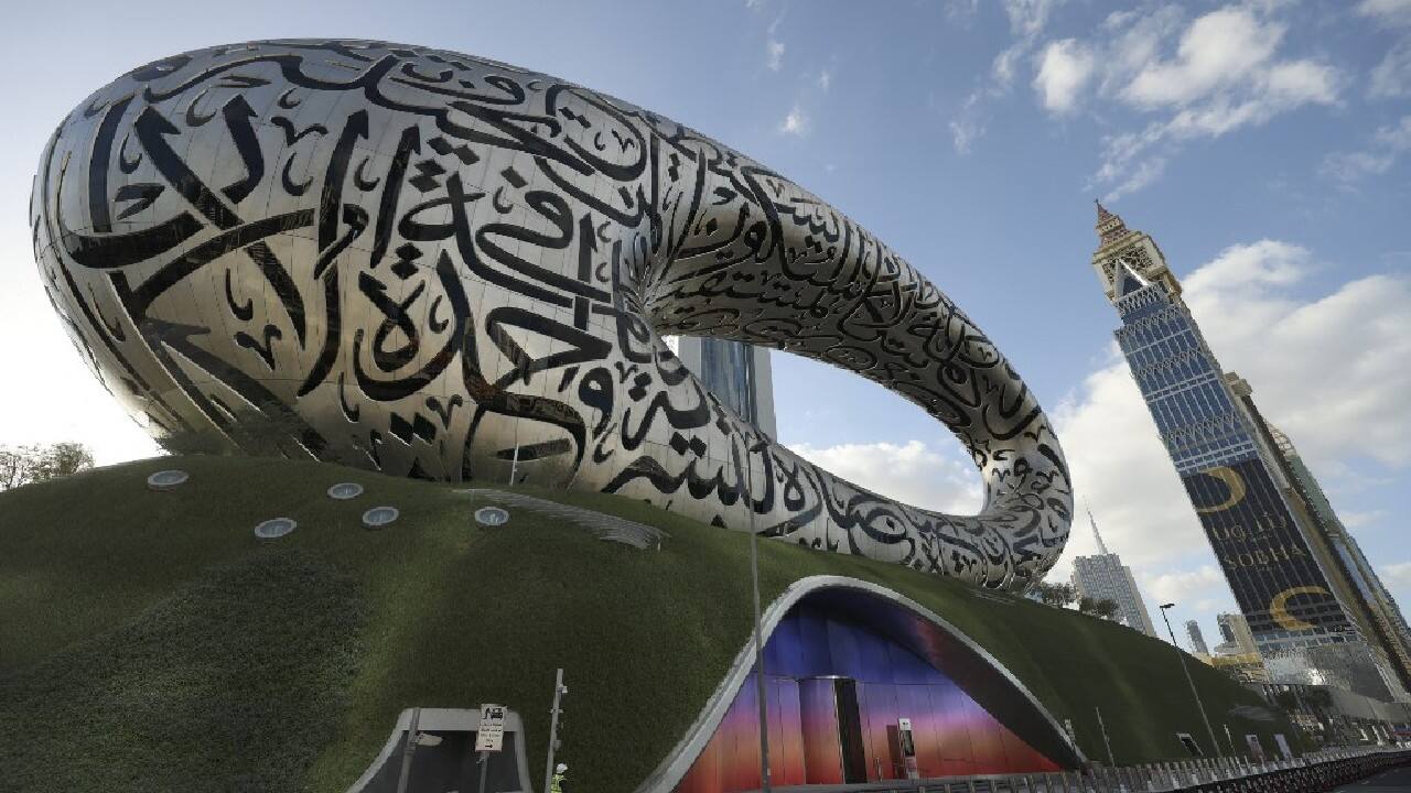 It is the latest addition to the United Arab Emirates' (UAE) collection of flashy architecture. (Image: AFP)