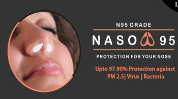 According to the start-up, Nanoclean Global, Naso95 is an N95-grade nasal filter. (Photo: Nanoclean.store)